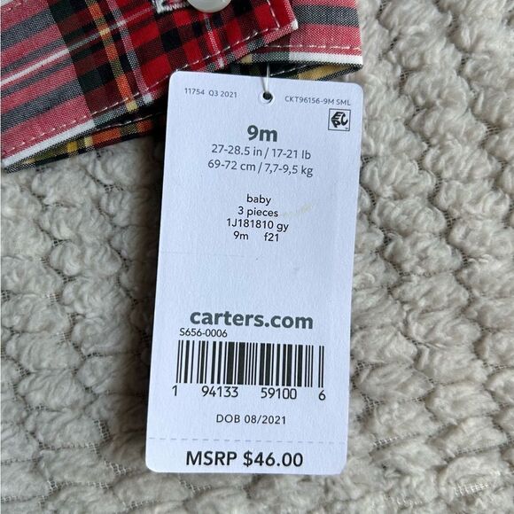 NWT … CARTER’S BABY “Size: 9 Months” 3 Piece Outfit - Picture 4 of 4